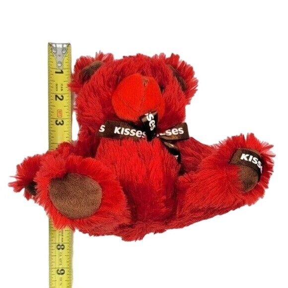 2/$15 Hersheys Kisses Red Plush Teddy Bear 7" Cuddly Stuffed Toy Collectible - Picture 10 of 10